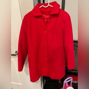 Red Peacoat